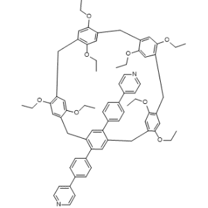 4,4'-((32,35,52,55,72,75,92,95-Octaethoxy-1,3,5,7,9(1,4)-pentabenzenacyclodecaphane-12,15-diyl)bis(4,1-phenylene))dipyridine|CS-1310732