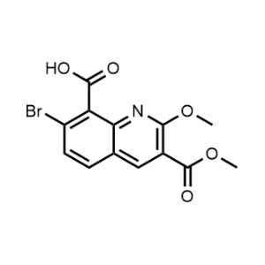 7-Bromo-2-methoxy-3-(methoxycarbonyl)quinoline-8-carboxylic acid|CS-1310748