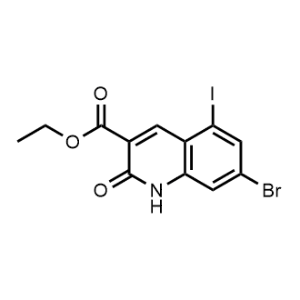 Ethyl 7-bromo-5-iodo-2-oxo-1,2-dihydroquinoline-3-carboxylate|CS-1310777