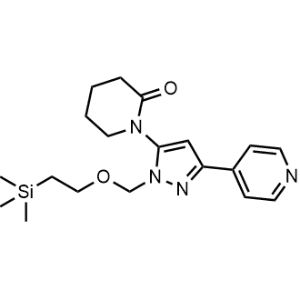1-(3-(Pyridin-4-yl)-1-((2-(trimethylsilyl)ethoxy)methyl)-1H-pyrazol-5-yl)piperidin-2-one|CS-1310877