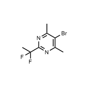 5-Bromo-2-(1,1-difluoroethyl)-4,6-dimethylpyrimidine|CS-1311200