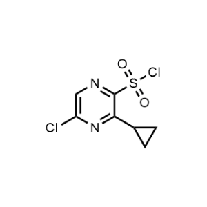 5-Chloro-3-cyclopropylpyrazine-2-sulfonyl chloride|CS-1311205