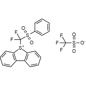 5-(Difluoro(phenylsulfonyl)methyl)-5H-dibenzo[b,d]thiophen-5-ium TFA|CS-1311624