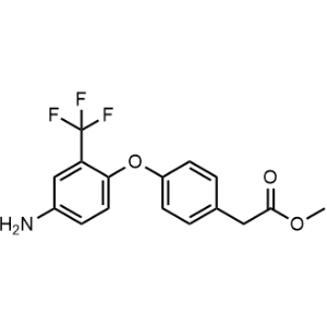 Methyl 2-(4-(4-amino-2-(trifluoromethyl)phenoxy)phenyl)acetate|CS-1311632