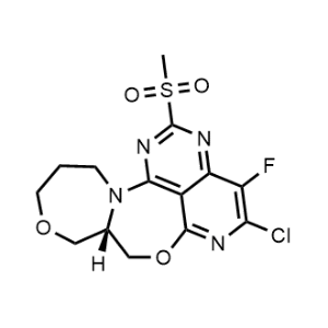 (S)-5-Chloro-4-fluoro-2-(methylsulfonyl)-8a,9,12,13-tetrahydro-8H,11H-7,10-dioxa-1,3,6,13a-tetraazanaphtho[1,8-ab]heptalene|CS-1311783