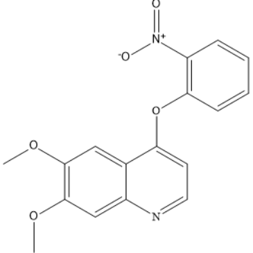 6,7-Dimethoxy-4-(2-nitrophenoxy)quinoline Cabozantinib Impurity|CS-1311865