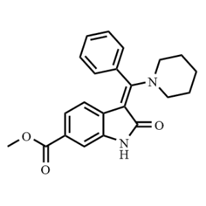 Methyl (Z)-2-oxo-3-(phenyl(piperidin-1-yl)methylene)indoline-6-carboxylate Nintedanib Impurity|CS-1312064