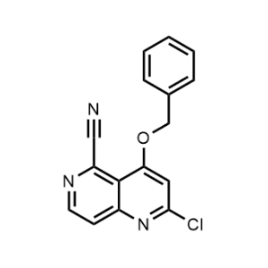 4-(Benzyloxy)-2-chloro-1,6-naphthyridine-5-carbonitrile|CS-1312200