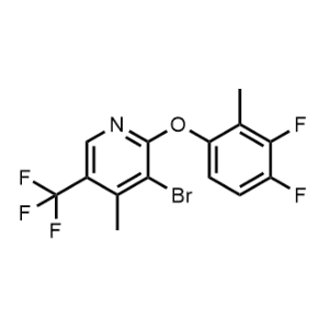 3-Bromo-2-(3,4-difluoro-2-methylphenoxy)-4-methyl-5-(trifluoromethyl)pyridine|CS-1312201