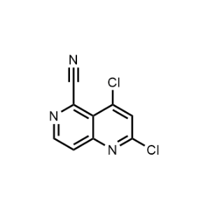 2,4-Dichloro-1,6-naphthyridine-5-carbonitrile|CS-1312203