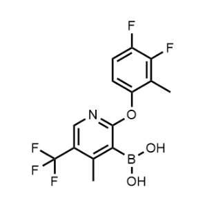 (2-(3,4-Difluoro-2-methylphenoxy)-4-methyl-5-(trifluoromethyl)pyridin-3-yl)boronic acid|CS-1312205