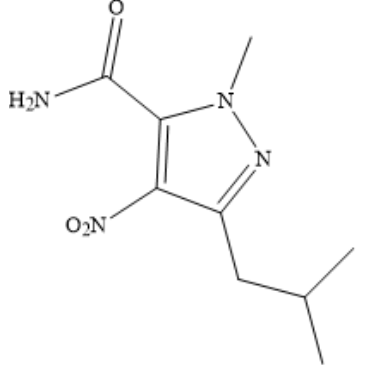 3-Isobutyl-1-methyl-4-nitro-1H-pyrazole-5-carboxamide Sildenafil Impurity|CS-1312285