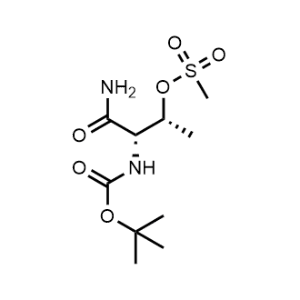 (2R,3S)-4-Amino-3-((tert-butoxycarbonyl)amino)-4-oxobutan-2-yl methanesulfonate Aztreonam Impurity|CS-1312463