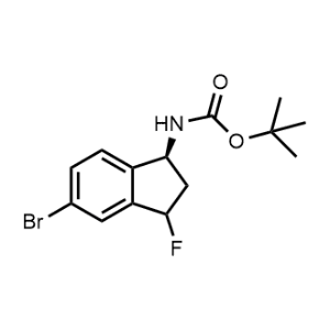 tert-Butyl ((1S)-5-bromo-3-fluoro-2,3-dihydro-1H-inden-1-yl)carbamate|CS-1312695