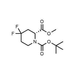 1-(tert-Butyl) 2-methyl (R)-4,4-difluoropiperidine-1,2-dicarboxylate|CS-1312763