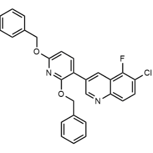3-(2,6-Bis(benzyloxy)pyridin-3-yl)-6-chloro-5-fluoroquinoline|CS-1312855