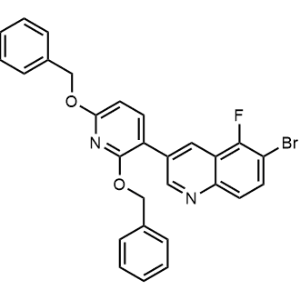 3-(2,6-Bis(benzyloxy)pyridin-3-yl)-6-bromo-5-fluoroquinoline|CS-1312861