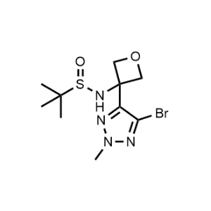 2-Propanesulfinamide, N-[3-(5-bromo-2-methyl-2H-1,2,3-triazol-4-yl)-3-oxetanyl]-2-methyl-|CS-1312932