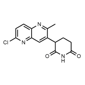 3-(6-Chloro-2-methyl-1,5-naphthyridin-3-yl)piperidine-2,6-dione|CS-1313089