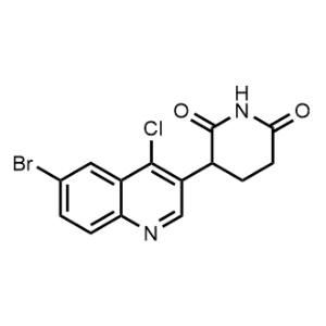 3-(6-Bromo-4-chloroquinolin-3-yl)piperidine-2,6-dione|CS-1313095