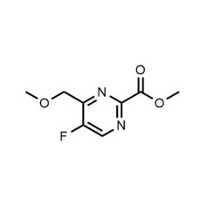 Methyl 5-fluoro-4-(methoxymethyl)pyrimidine-2-carboxylate|CS-1313556