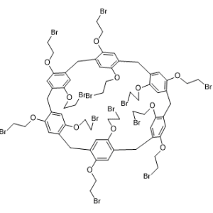 12,15,32,35,52,55,72,75,92,95,112,115-Dodecakis(2-bromoethoxy)-1,3,5,7,9,11(1,4)-hexabenzenacyclododecaphane|CS-1313775