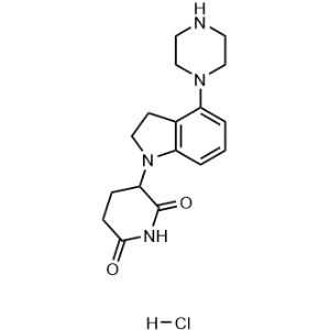 3-(4-(Piperazin-1-yl)indolin-1-yl)piperidine-2,6-dione hydrochloride|CS-1314817