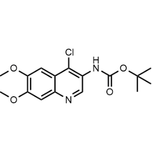 tert-Butyl (4-chloro-6,7-dimethoxyquinolin-3-yl)carbamate|CS-1314903