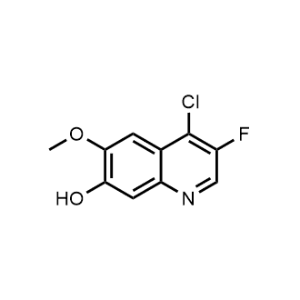 4-Chloro-3-fluoro-6-methoxyquinolin-7-ol|CS-1314910