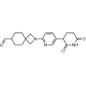 2-(5-(2,6-Dioxopiperidin-3-yl)pyridin-2-yl)-2-azaspiro[3.5]nonane-7-carbaldehyde|CS-1315442