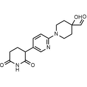 1-(5-(2,6-Dioxopiperidin-3-yl)pyridin-2-yl)-4-hydroxypiperidine-4-carbaldehyde|CS-1315463