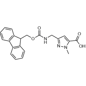 3-(((((9H-Fluoren-9-yl)methoxy)carbonyl)amino)methyl)-1-methyl-1H-pyrazole-5-carboxylic acid|CS-1315610