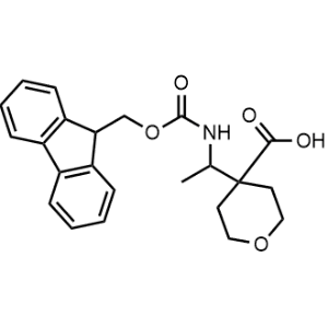 4-(1-((((9H-Fluoren-9-yl)methoxy)carbonyl)amino)ethyl)tetrahydro-2H-pyran-4-carboxylic acid|CS-1315708