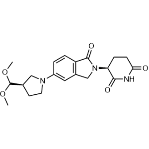 (S)-3-(5-((R)-3-(Dimethoxymethyl)pyrrolidin-1-yl)-1-oxoisoindolin-2-yl)piperidine-2,6-dione|CS-1315714
