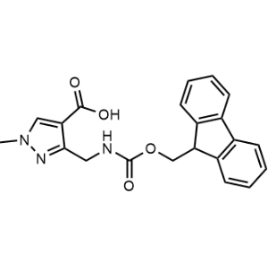 3-(((((9H-Fluoren-9-yl)methoxy)carbonyl)amino)methyl)-1-methyl-1H-pyrazole-4-carboxylic acid|CS-1315725