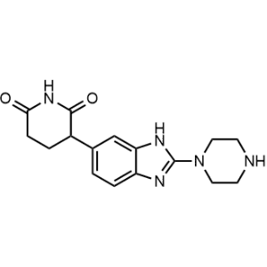 3-(2-(Piperazin-1-yl)-1H-benzo[d]imidazol-6-yl)piperidine-2,6-dione|CS-1315760