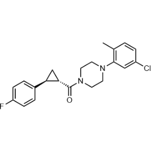 (4-(5-Chloro-2-methylphenyl)piperazin-1-yl)(trans-2-(4-fluorophenyl)cyclopropyl)methanone|CS-1315954