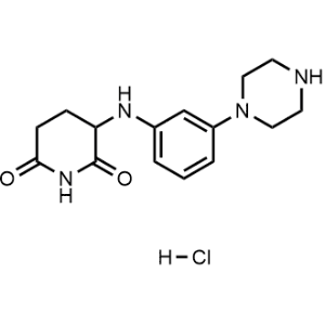 3-((3-(Piperazin-1-yl)phenyl)amino)piperidine-2,6-dione hydrochloride|CS-1316599