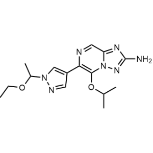 6-(1-(1-Ethoxyethyl)-1H-pyrazol-4-yl)-5-isopropoxy-[1,2,4]triazolo[1,5-a]pyrazin-2-amine|CS-1316604