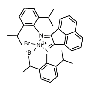 Nickel, [N,N′-1,2-acenaphthylenediylidenebis[2,6-bis(1-methylethyl)benzenamine-κN]]dibromo-, (T-4)-|CS-1316700