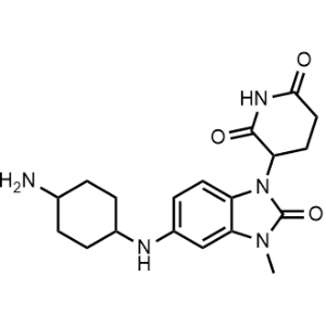 3-(5-((4-Aminocyclohexyl)amino)-3-methyl-2-oxo-2,3-dihydro-1H-benzo[d]imidazol-1-yl)piperidine-2,6-dione|CS-1316738