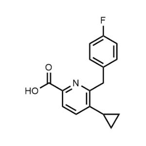 5-Cyclopropyl-6-(4-fluorobenzyl)picolinic acid|CS-1316873