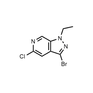 3-Bromo-5-chloro-1-ethyl-1H-pyrazolo[3,4-c]pyridine|CS-1316885