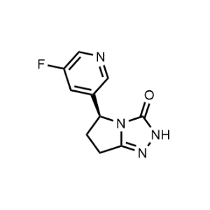 (S)-5-(5-Fluoropyridin-3-yl)-2,5,6,7-tetrahydro-3H-pyrrolo[2,1-c][1,2,4]triazol-3-one|CS-1316893
