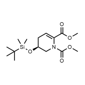1,2-Dimethyl (5S)-5-[[(1,1-dimethylethyl)dimethylsilyl]oxy]-5,6-dihydro-1,2(4H)-pyridinedicarboxylate|CS-1317065