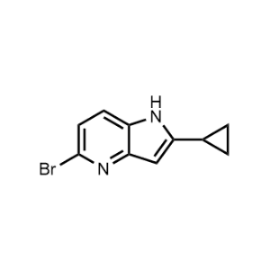 5-Bromo-2-cyclopropyl-1H-pyrrolo[3,2-b]pyridine|CS-1317328