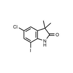 5-Chloro-7-iodo-3,3-dimethylindolin-2-one|CS-1317588