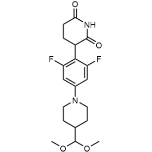 3-(4-(4-(Dimethoxymethyl)piperidin-1-yl)-2,6-difluorophenyl)piperidine-2,6-dione|CS-1317589
