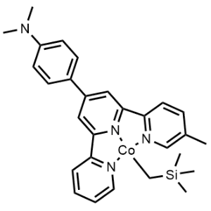Cobalt, [4-(5,5′′-dimethyl[2,2′:6′,2′′-terpyridin]-4′-yl-κN1,κN1′,κN1′′)-N,N-dimethylbenzenamine][(trimethylsilyl)methyl]-, (SP-4-3)-|CS-1318304