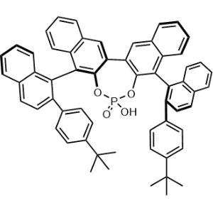 Dinaphtho[2,3-d:2′,3′-f][1,3,2]dioxaphosphepin, 5,9-bis[2-[4-(1,1-dimethylethyl)phenyl]-1-naphthalenyl]-7-hydroxy-, 7-oxide, (5R,9R)-|CS-1318351